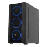 FRISBY FC-9405G 650W 80+ 4X120MM DUAL RING RGB FAN USB 3.0 MİDİ TOWER SİYAH KASA