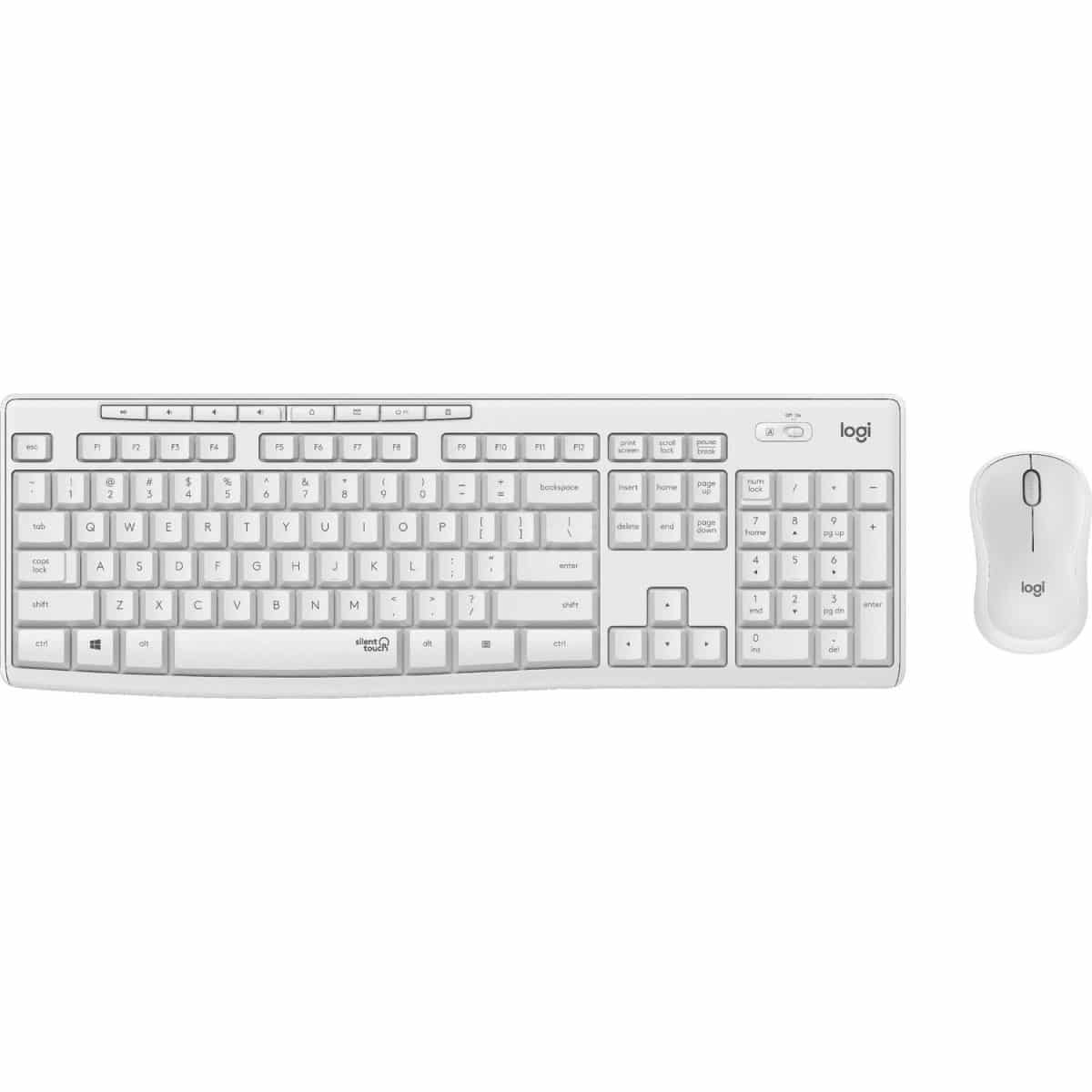 LOGITECH MK295 Q TR SESSİZ KABLOSUZ KLAVYE MOUSE SET BEYAZ 920-010089